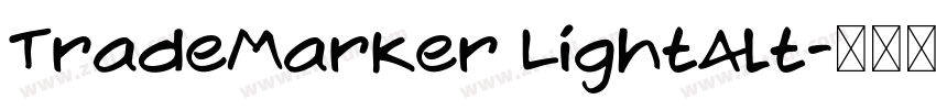 TradeMarker LightAlt字体转换 TradeMarker LightAlt字体转换